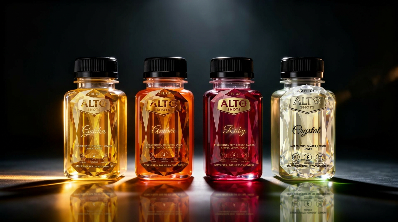 Alto Shots โ The Gemstone Collection of ginger shots